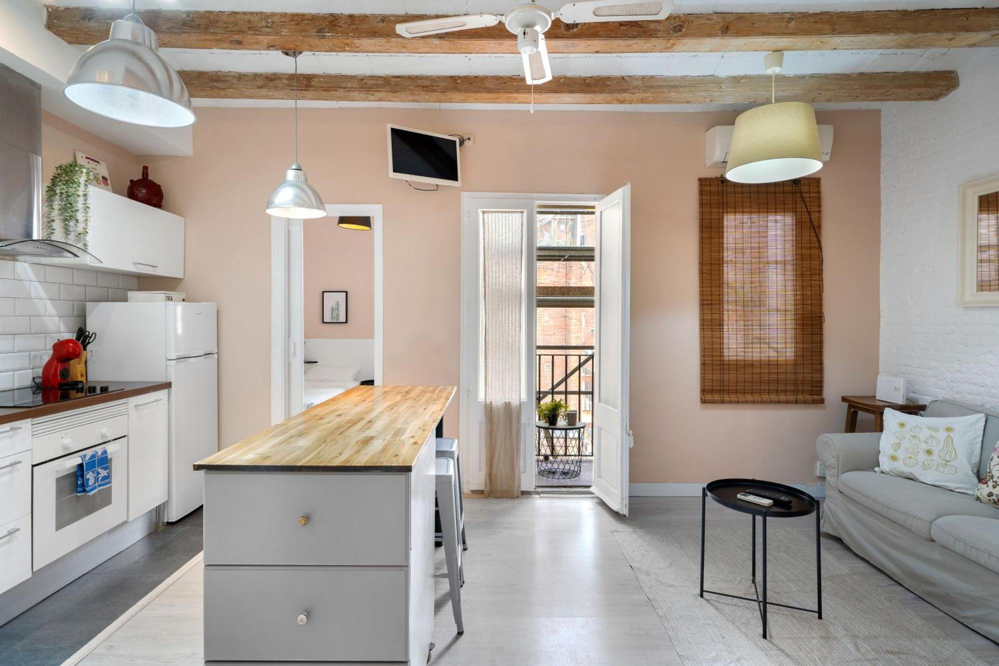 Апартаменты Fridays Flats Retro Chic In Poble Sec Барселона Экстерьер фото